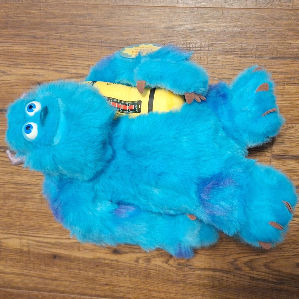NWT---Disney Monster Inc Sully Bedtime Light Up Scream Canister Talking Plush